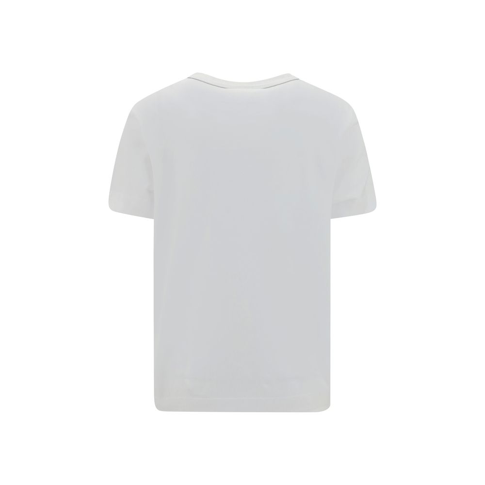 Brunello Cucinelli White Cotton T-Shirt - immagine 2