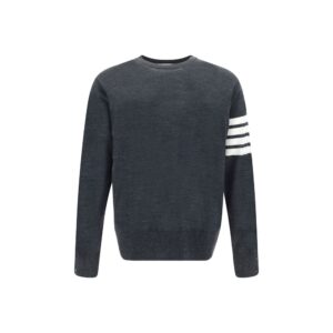 Thom Browne Gray Wool Oves Aries Sweatshirt