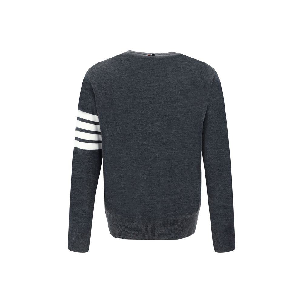 Thom Browne Gray Wool Oves Aries Sweatshirt - immagine 2