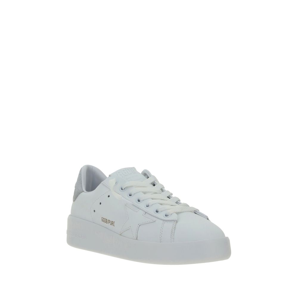 Golden Goose White Calf Leather Bos Taurus Platform Sneakers - immagine 2