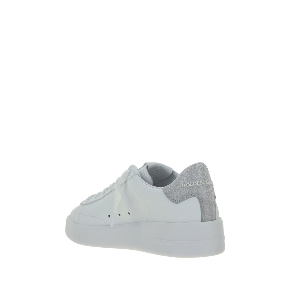 Golden Goose White Calf Leather Bos Taurus Platform Sneakers - immagine 3