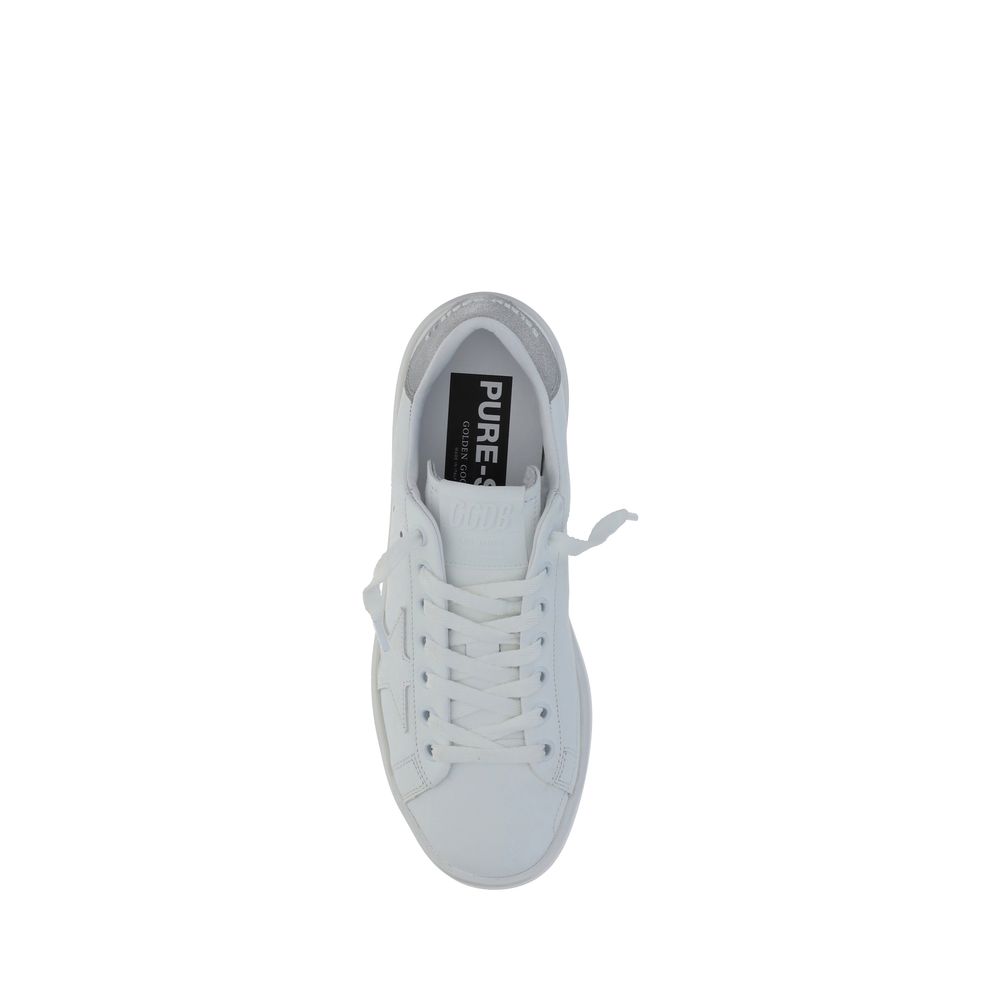 Golden Goose White Calf Leather Bos Taurus Platform Sneakers - immagine 4