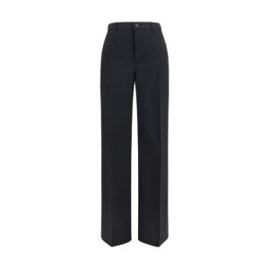 Rick Owens Black Wool Oves Aries Dress Pants
