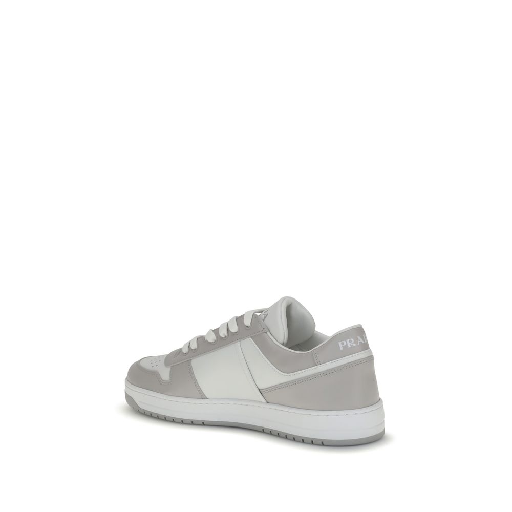 Prada Multicolor Calf Leather Bos Taurus Low Top Sneakers - immagine 3