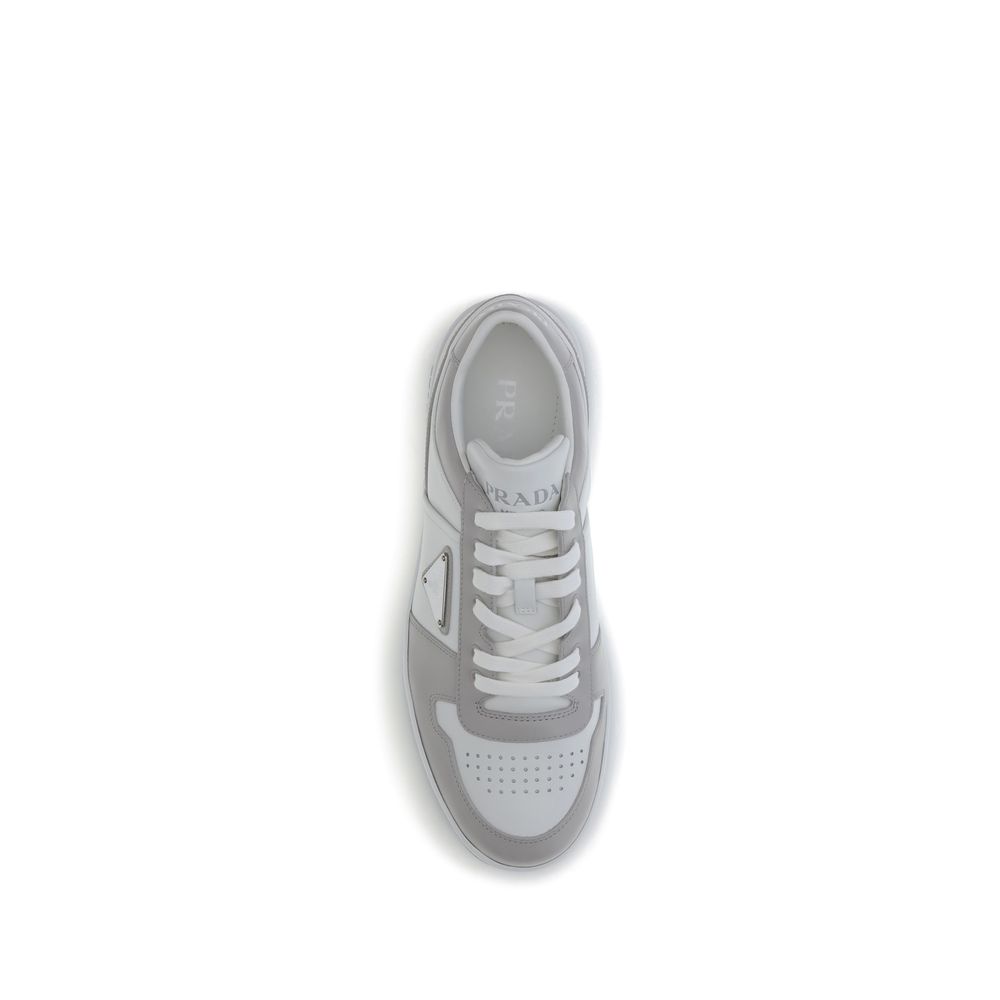 Prada Multicolor Calf Leather Bos Taurus Low Top Sneakers - immagine 4