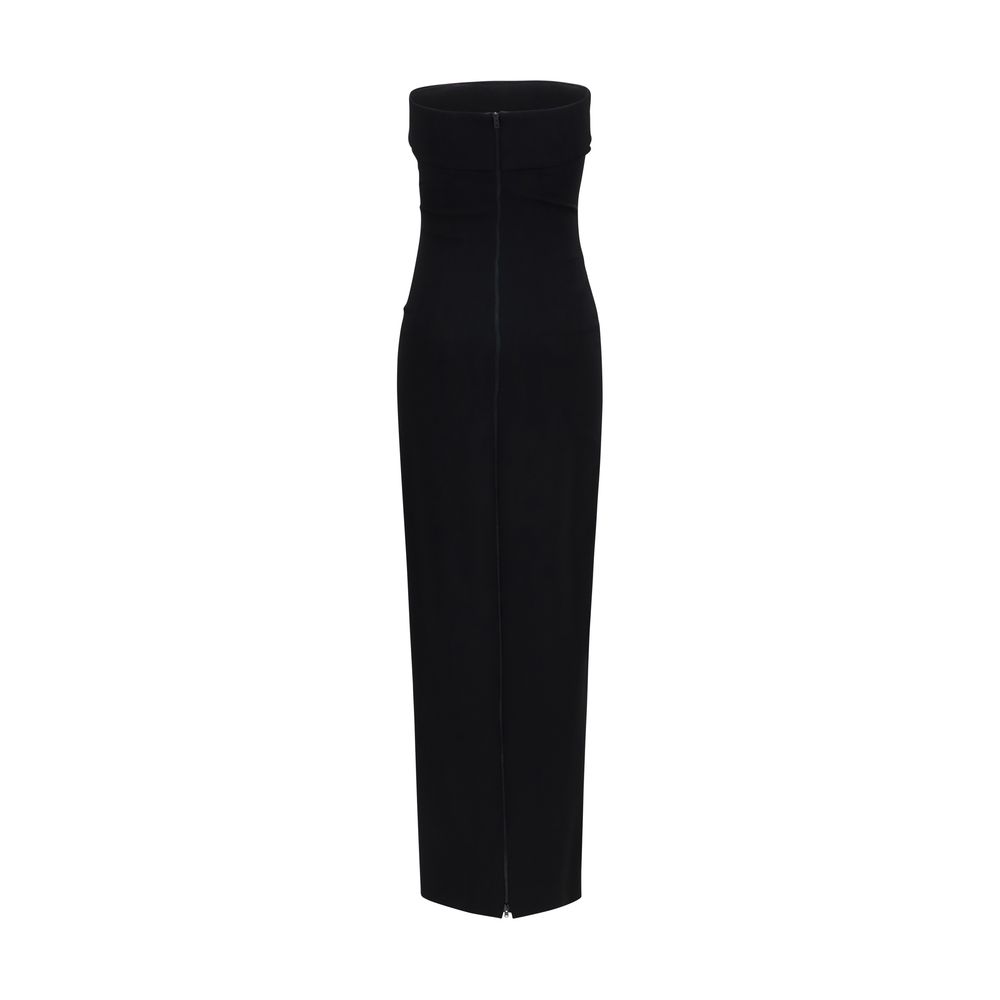 Balmain Black Viscose Cocktail Dress - immagine 2