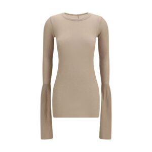 Rick Owens Beige Viscose Shirt