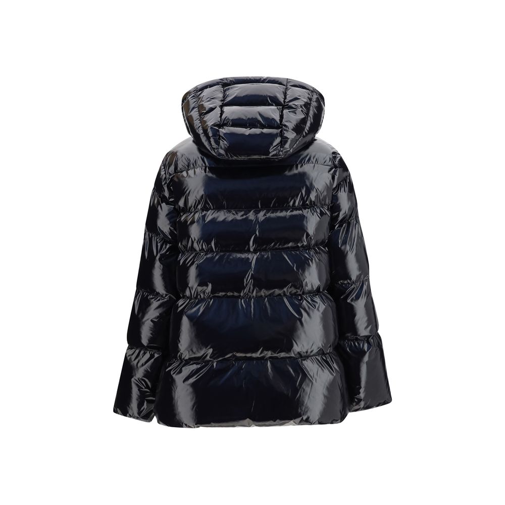 PINKO Black Polyamide Full-Length Jacket - immagine 2