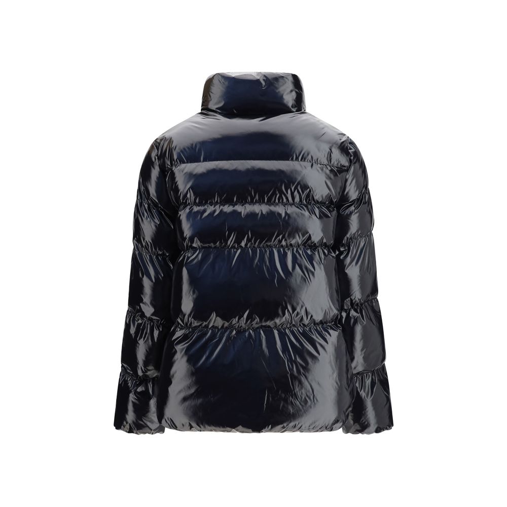 PINKO Black Polyamide Full-Length Jacket - immagine 2