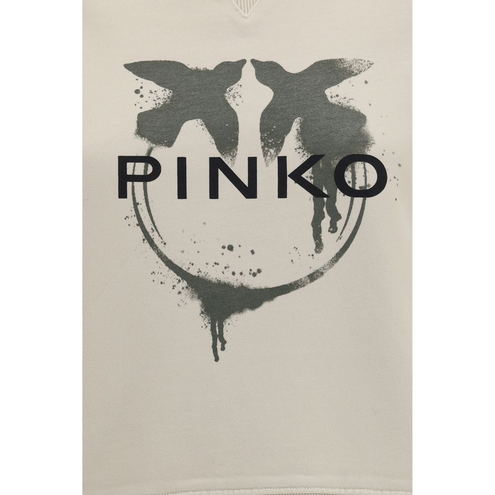 PINKO Beige Cotton Sweatshirt - immagine 3