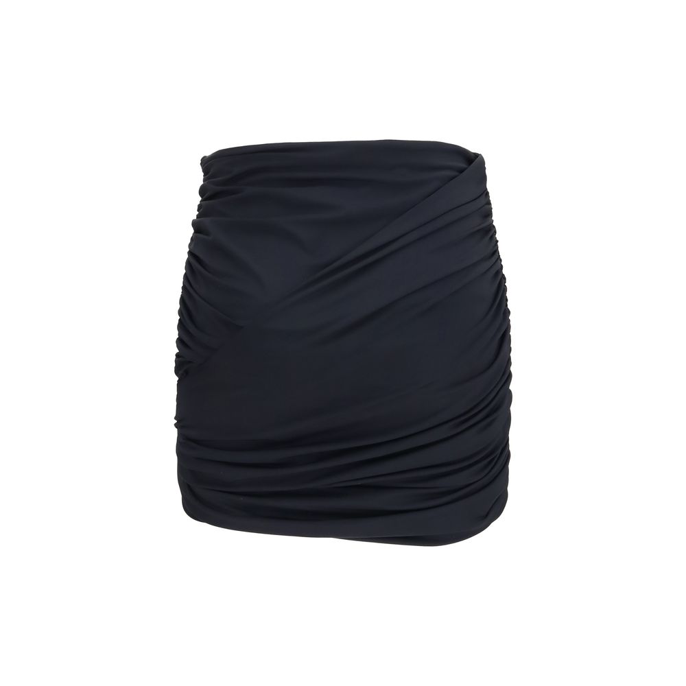 Magda Butrym Black Polyamide Mini Skirt - immagine 2