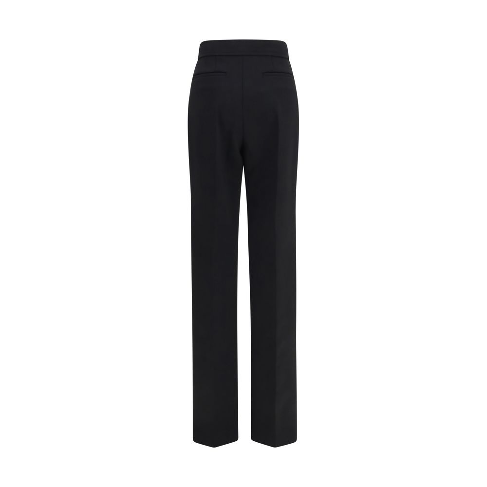 Valentino Garavani Black Wool Oves Aries Flared Pants - immagine 2