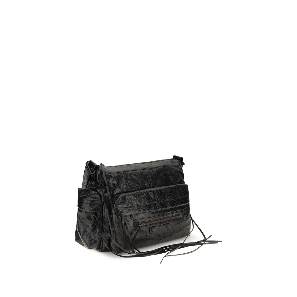 Balenciaga Black Lamb Ovis Aries Aries Shoulder Bag - immagine 2