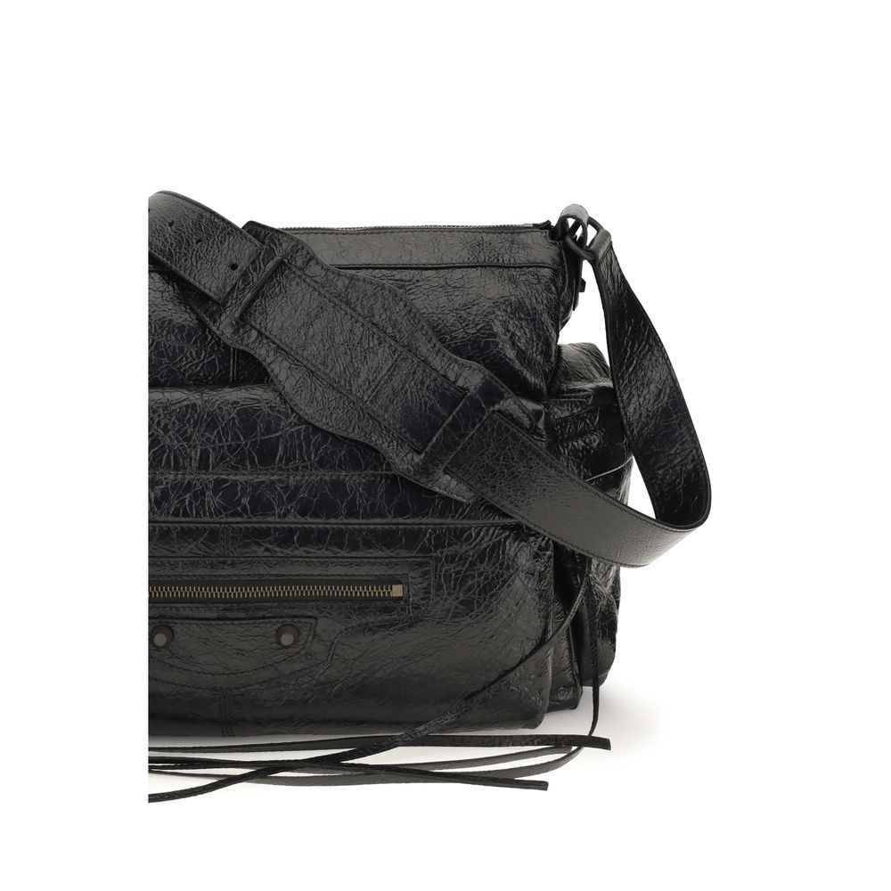Balenciaga Black Lamb Ovis Aries Aries Shoulder Bag - immagine 4