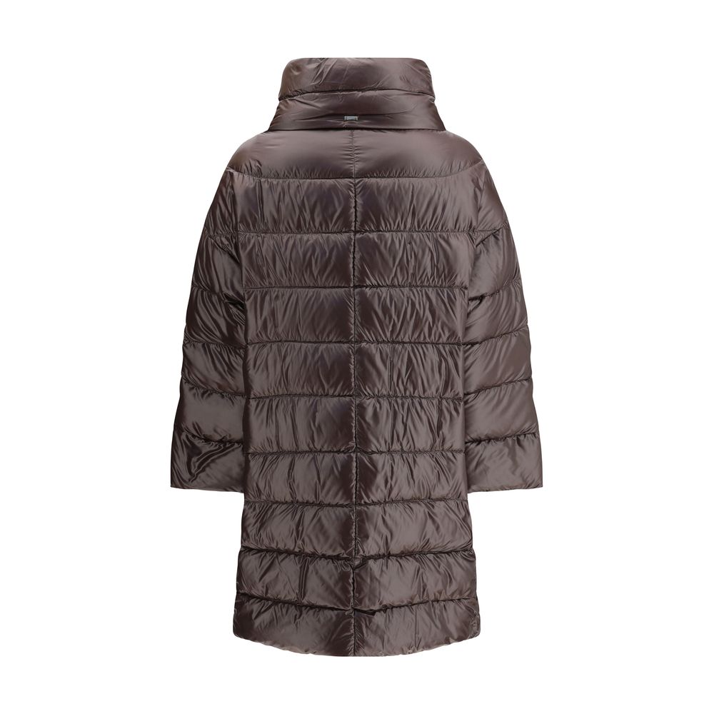 Herno Brown Polyester Full-Length Jacket - immagine 2
