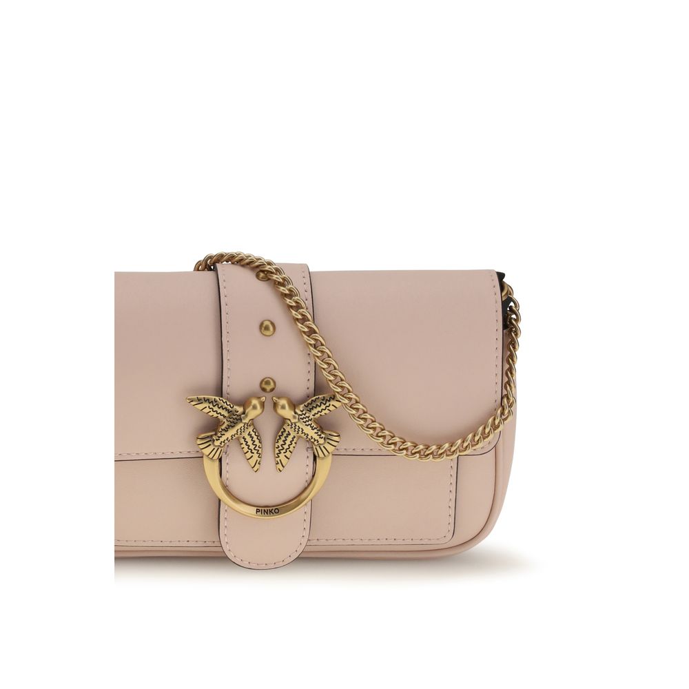 PINKO Multicolor Calf Leather Bos Taurus Shoulder Bag - immagine 4