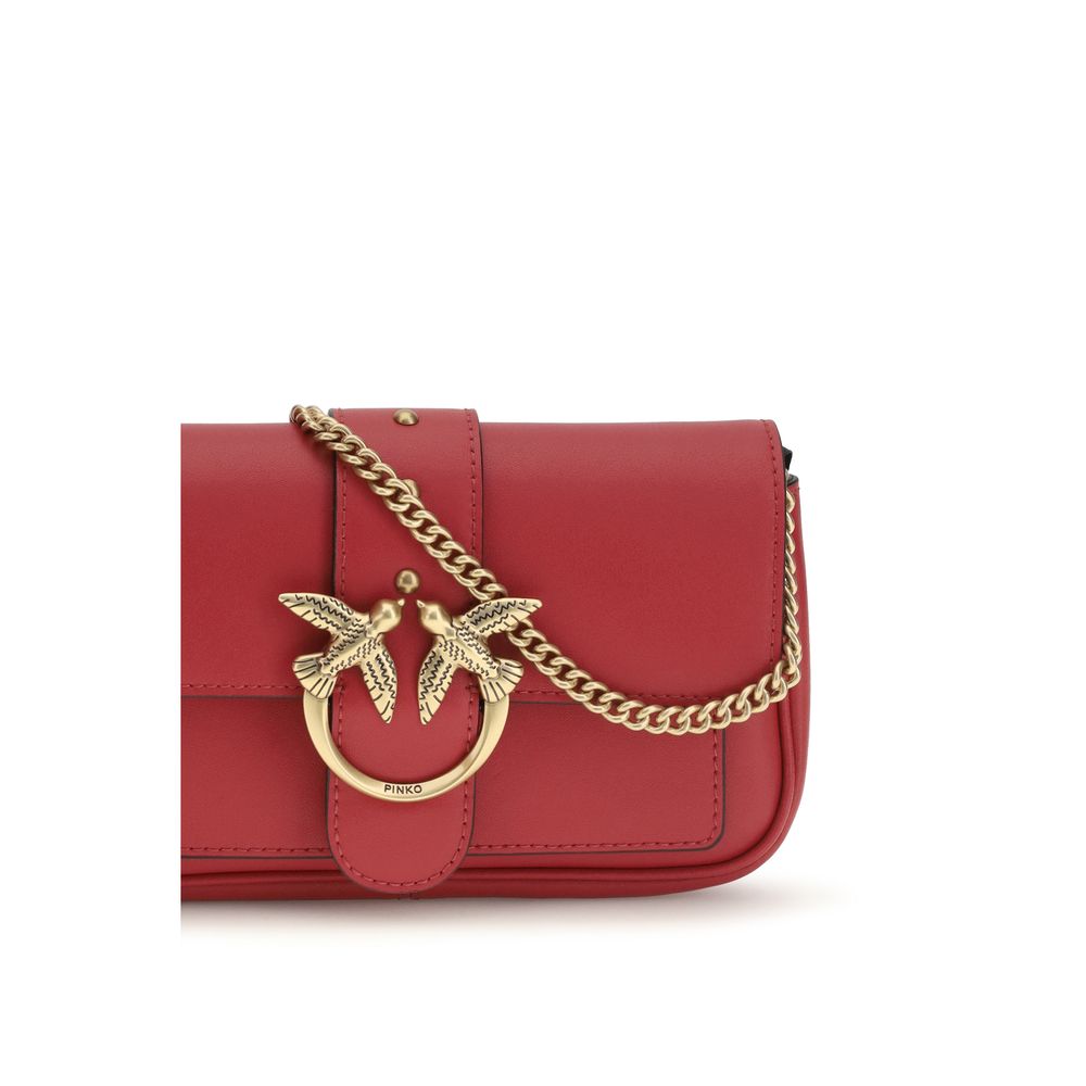 PINKO Multicolor Calf Leather Bos Taurus Shoulder Bag - immagine 4