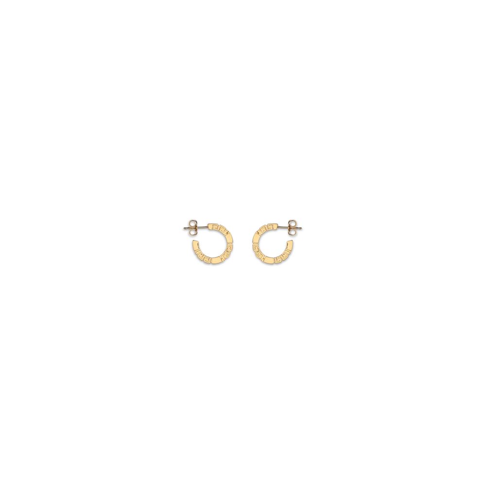 Versace Gold Brass Earrings - immagine 2