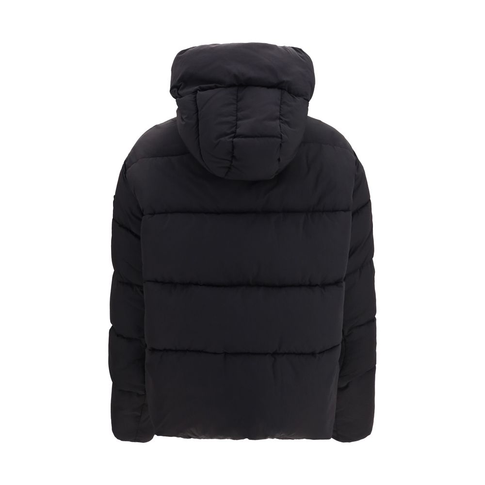 PINKO Black Nylon Full-Length Jacket - immagine 2