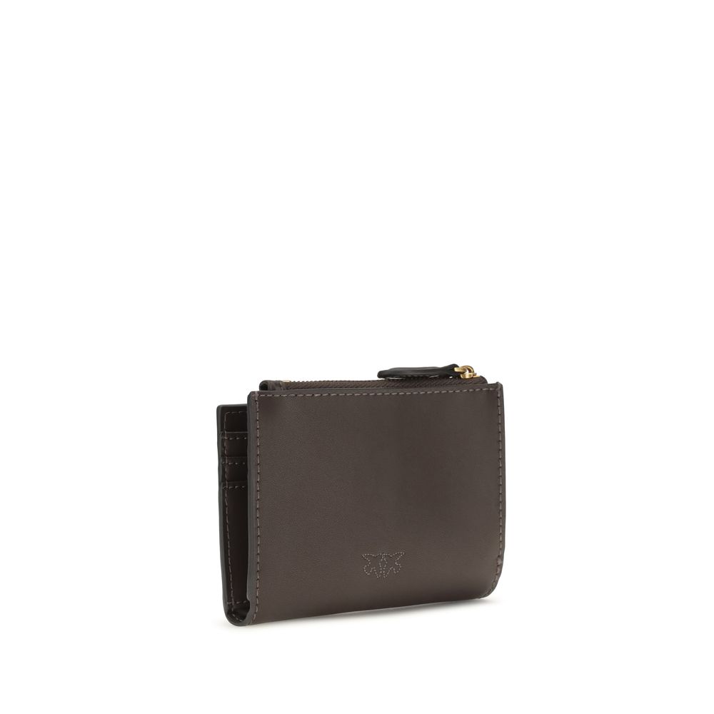 PINKO Brown Calf Leather Bos Taurus Wallet - immagine 2