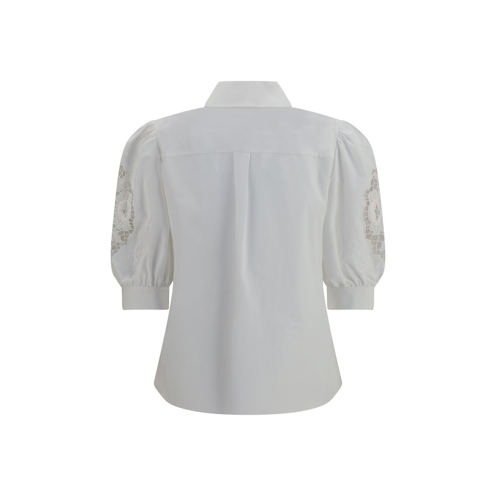 Valentino Garavani White Cotton Blouse - immagine 2
