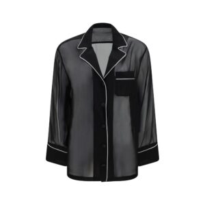 Dolce & Gabbana Black Silk Shirt