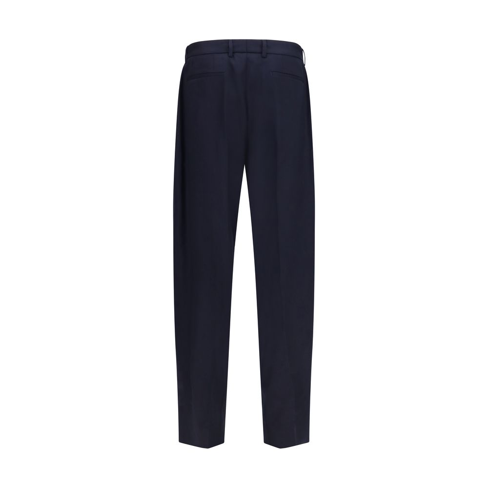 Dolce & Gabbana Blue Wool Oves Aries Dress Pants - immagine 2