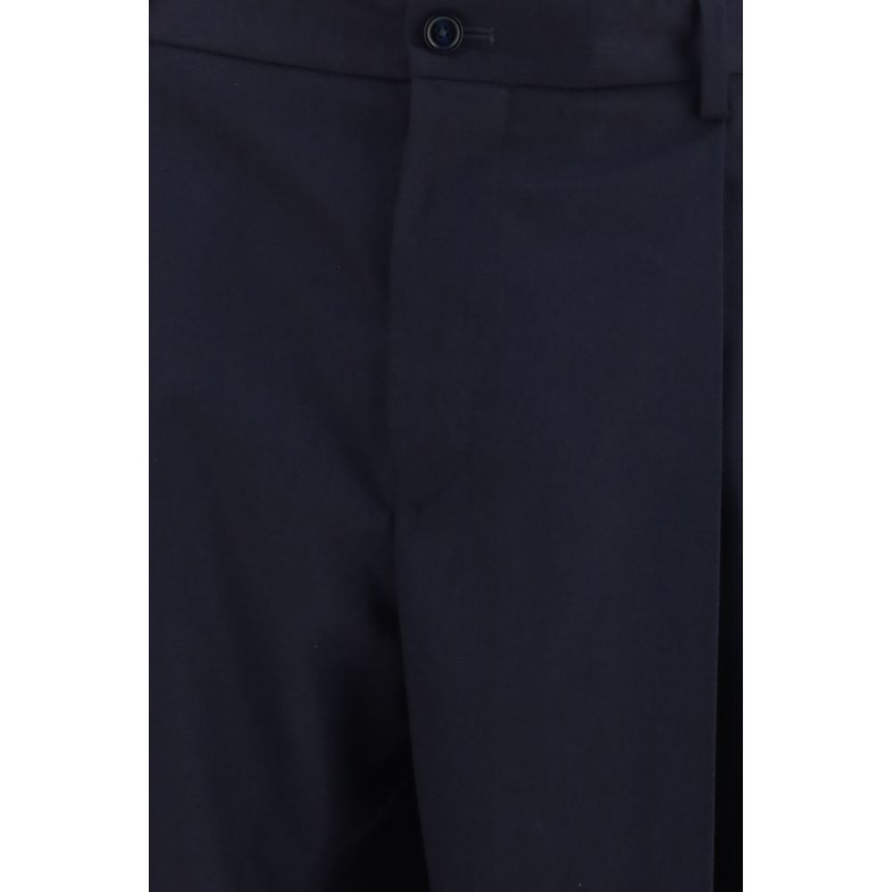 Dolce & Gabbana Blue Wool Oves Aries Dress Pants - immagine 3