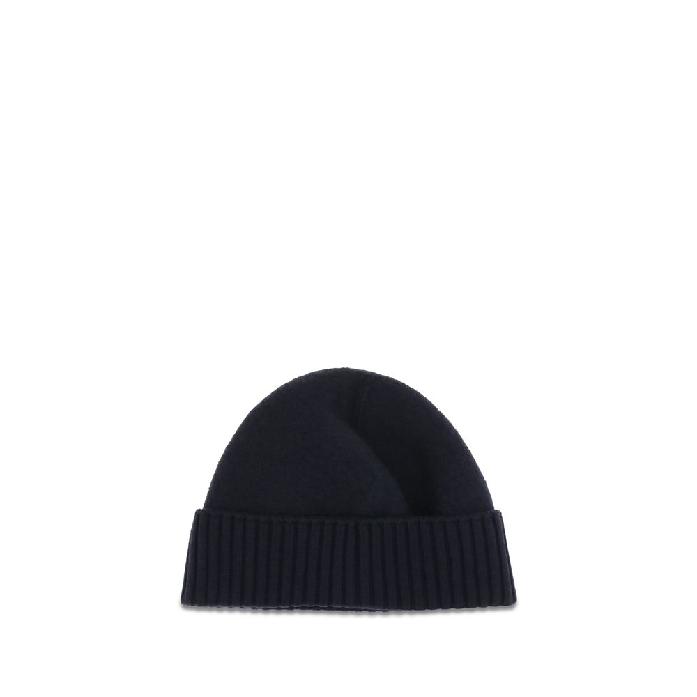 Dolce & Gabbana Black Wool Oves Aries Beanie - immagine 2