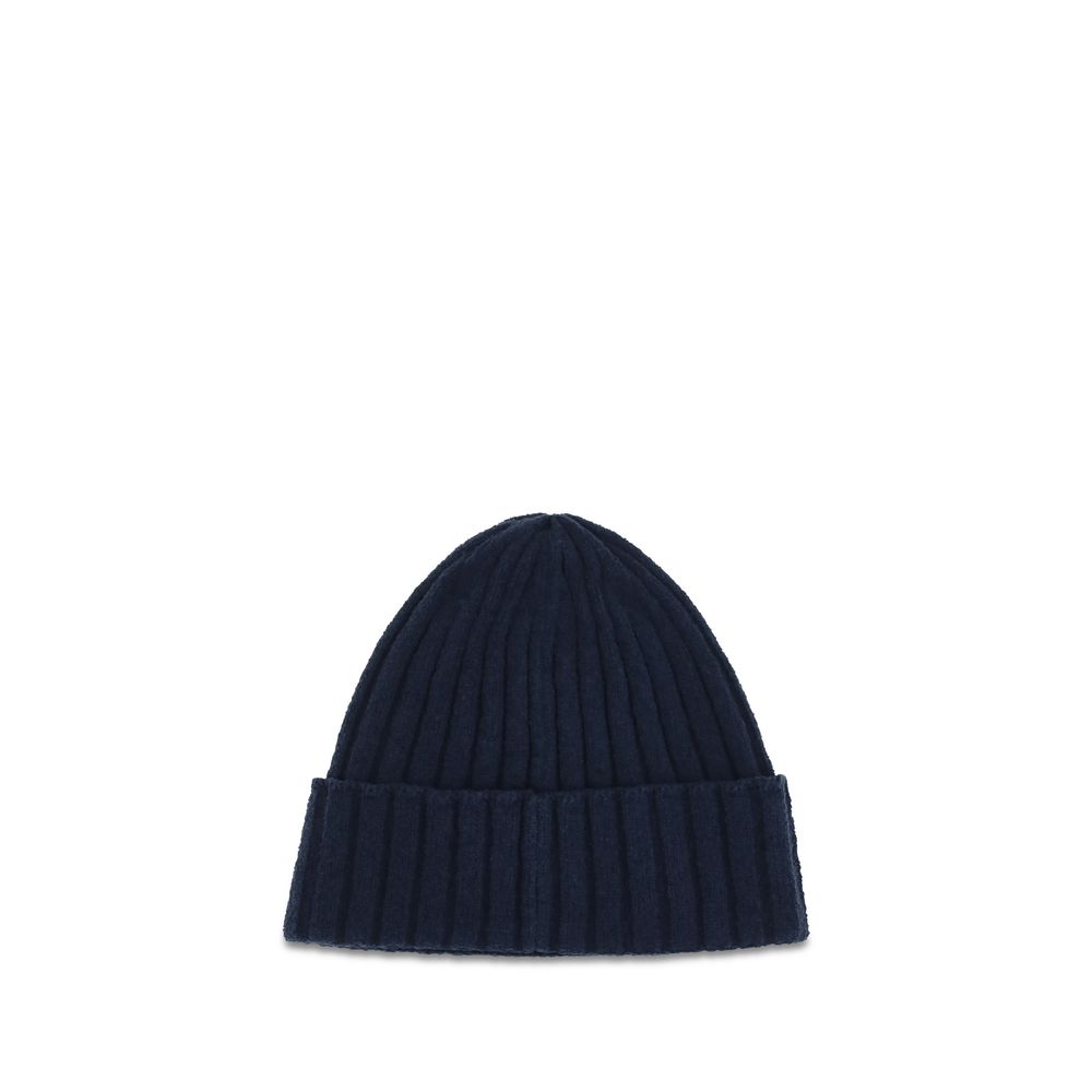 Dolce & Gabbana Blue Wool Oves Aries Beanie - immagine 2