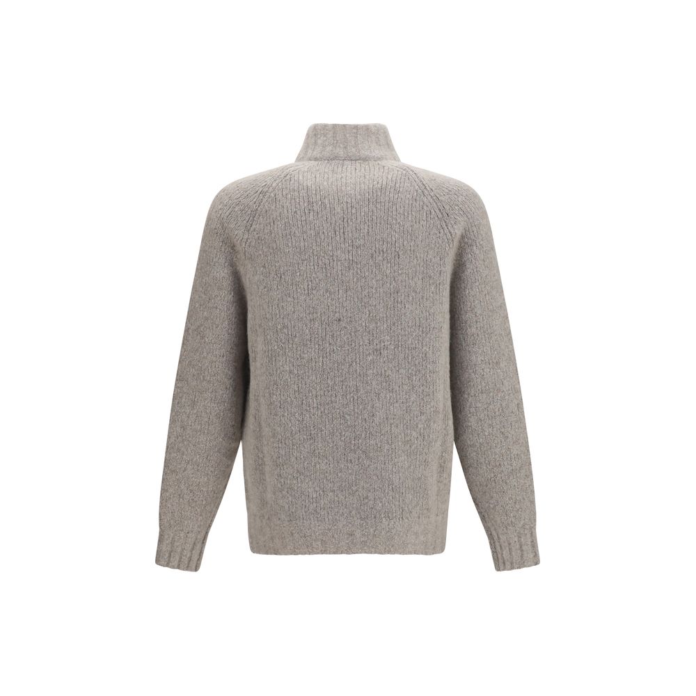 Brunello Cucinelli Gray Cashmere Cardigan - immagine 2