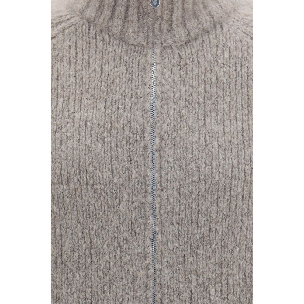Brunello Cucinelli Gray Cashmere Cardigan - immagine 3