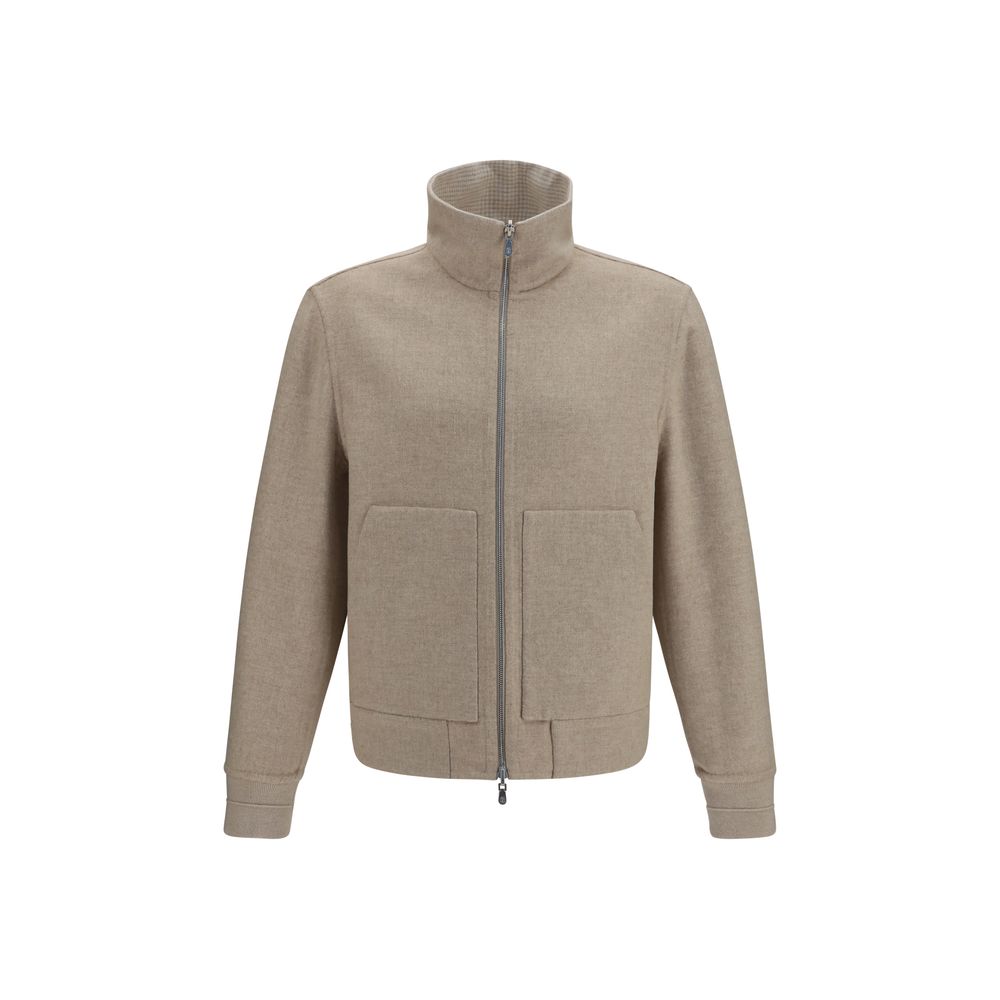 Brunello Cucinelli Beige Cashmere Full-Length Jacket - immagine 2