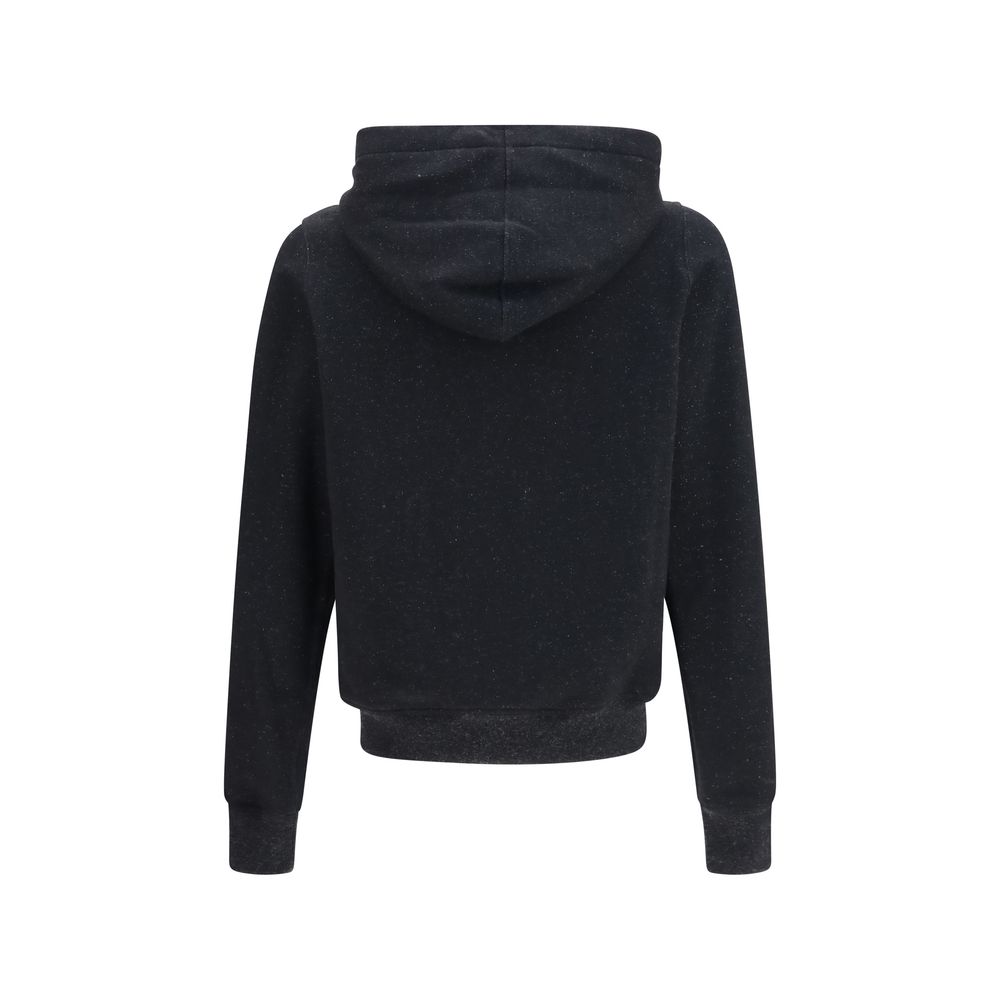 Rick Owens Black Cotton Sweatshirt - immagine 2