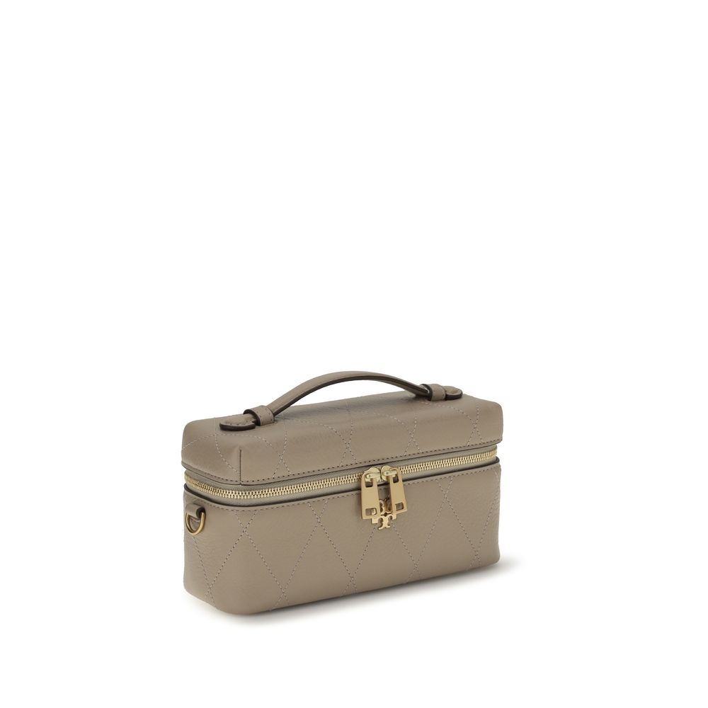 Tory Burch Gray Calf Leather Bos Taurus Wallet - immagine 2
