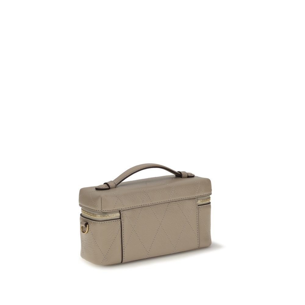 Tory Burch Gray Calf Leather Bos Taurus Wallet - immagine 3