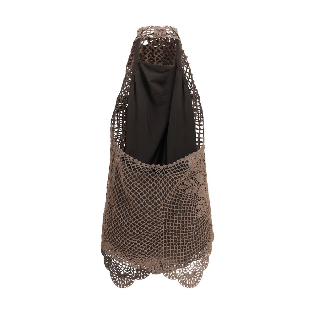 Magda Butrym Brown Cotton Blouse - immagine 2