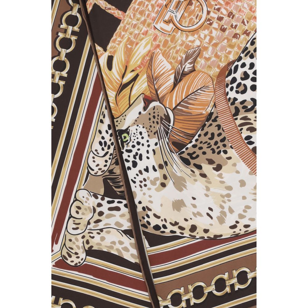 Ferragamo Multicolor Silk Foulard - immagine 3