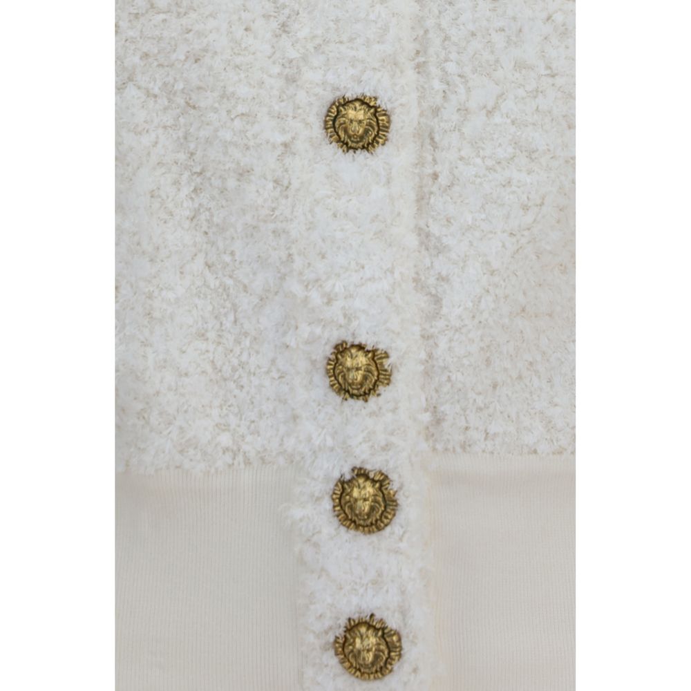 Balmain White Viscose Bomber - immagine 3