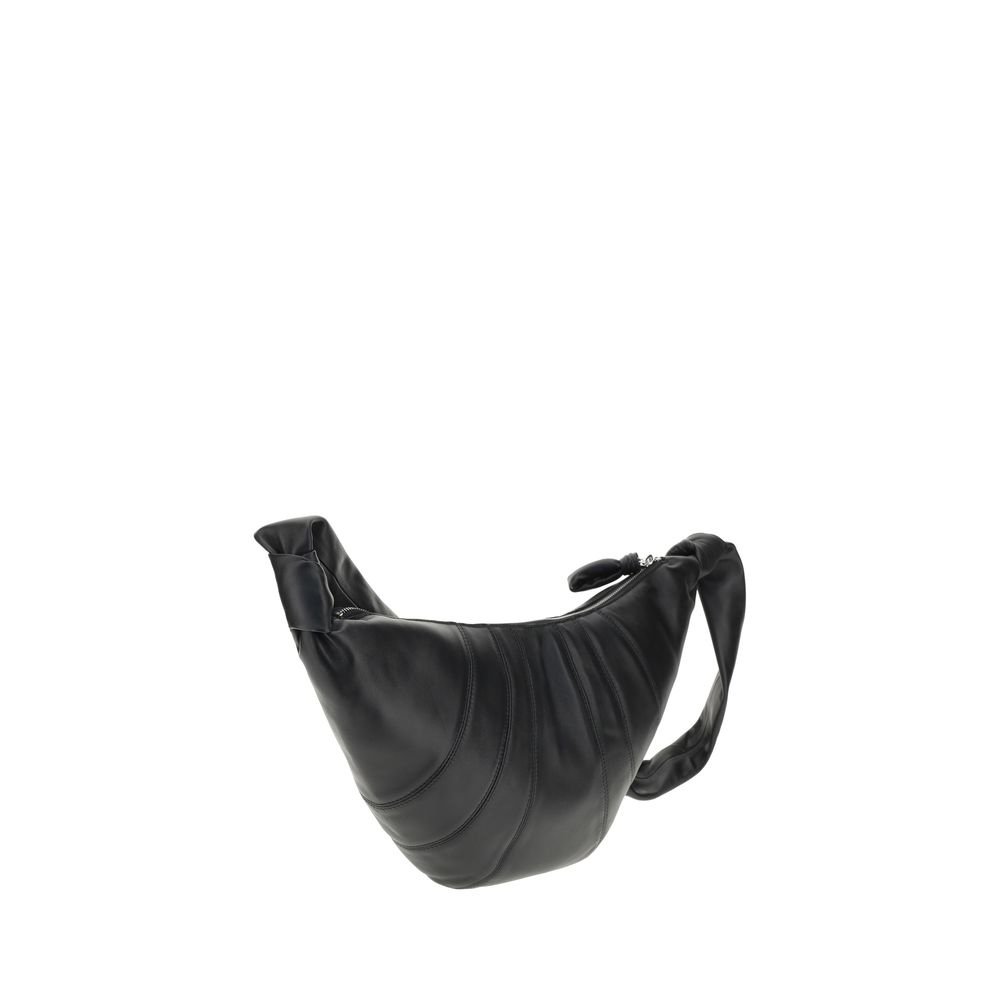 Lemaire Black Calf Leather Bos Taurus Shoulder Bag - immagine 3