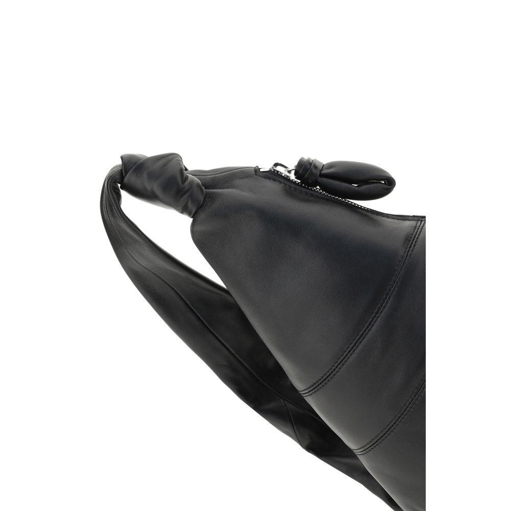 Lemaire Black Calf Leather Bos Taurus Shoulder Bag - immagine 4