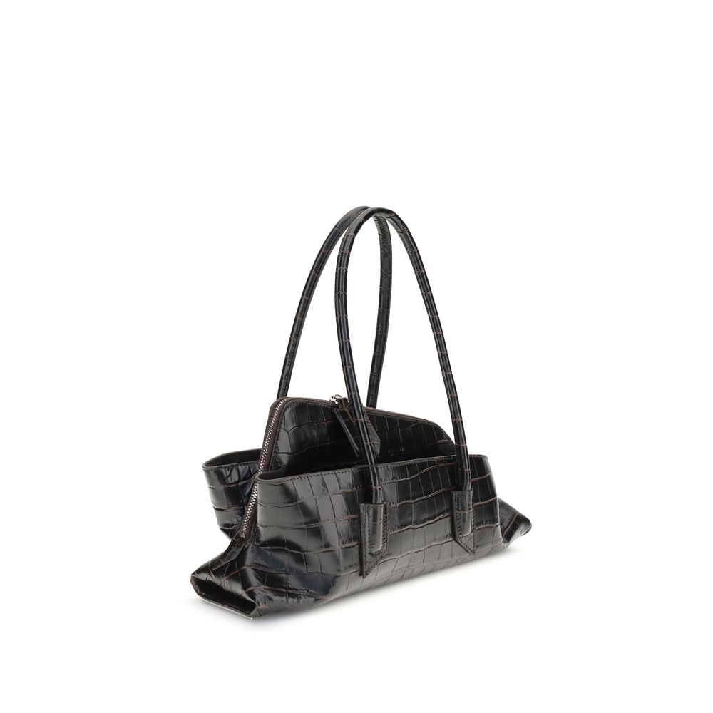 The Attico Black Calf Leather Bos Taurus Shoulder Bag - immagine 2