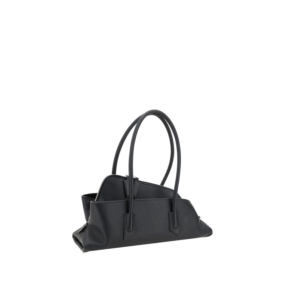 The Attico Black Calf Leather Bos Taurus Shoulder Bag - immagine 2