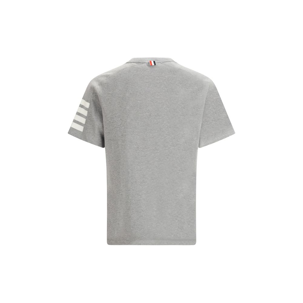 Thom Browne Gray Cotton T-Shirt - immagine 2